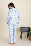 Zivame Knit Poly Pyjama Set - Orchid Tint — thumbnail 3